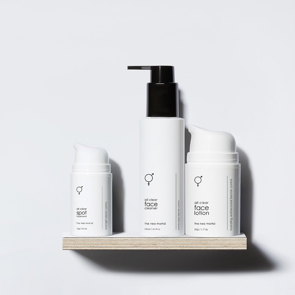 all clear daily essentials set - the neo mortal